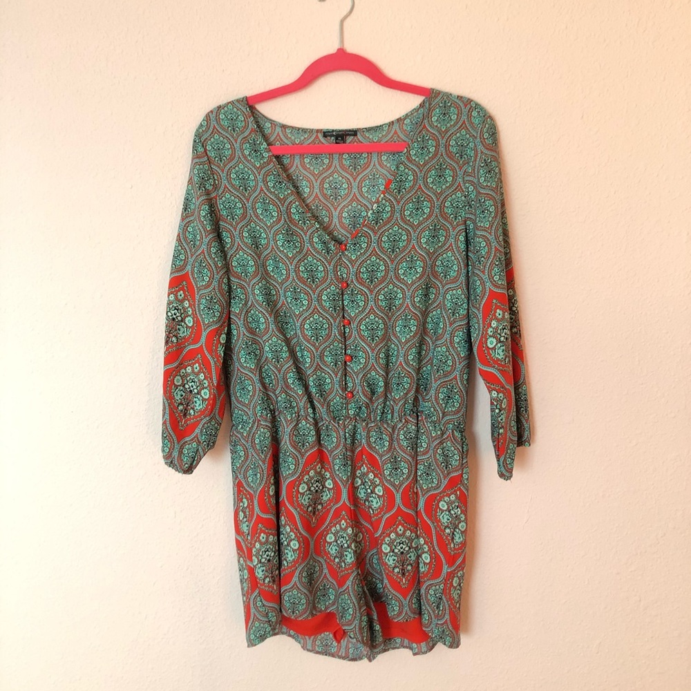 Blue & Orange Romper💗